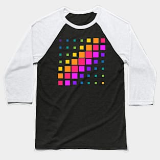 Synthwave Squares Baseball T-Shirt